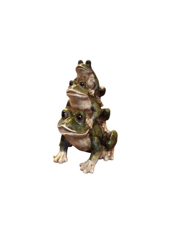 Triple Frog Statue